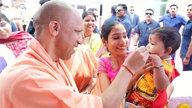 up-cm-yogi-adityanath-flags-off-nutrition-month-pushes-women-and-child-health-initiatives