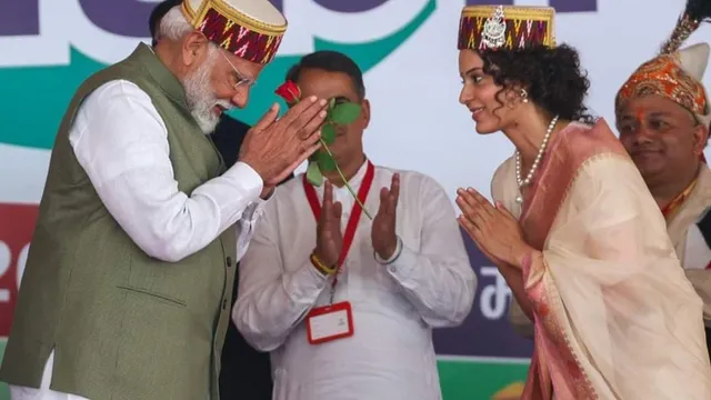 kangana-ranaut-performs-hawan-donates-blood-on-pm-narendra-modi-75th-birthday-in-mandi-video