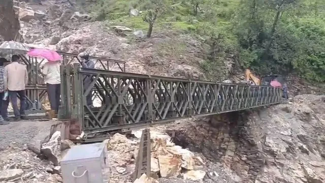 dehradun-mussoorie-highway-restored-after-rains-bailey-bridge-built-in-record-time