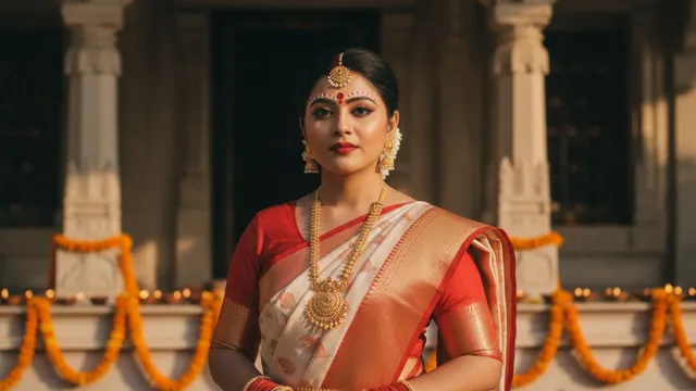 google-gemini-ai-saree-prompts-for-durga-puja-2025-5-stunning-ideas-to-try-on-instagram