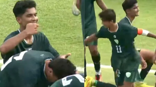 india-vs-pakistan-saff-u17-championship-pak-footballers-spark-controversy-with-tea-fighter-jet-celebrations-haris-rauf-asia-cup