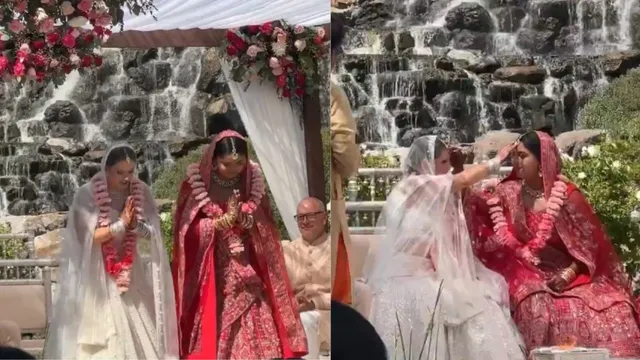 california-based-same-sex-couples-wedding-with-hindu-rituals-triggers-online-debate-keep-marriage-sacred-not-a-rainbow-remix