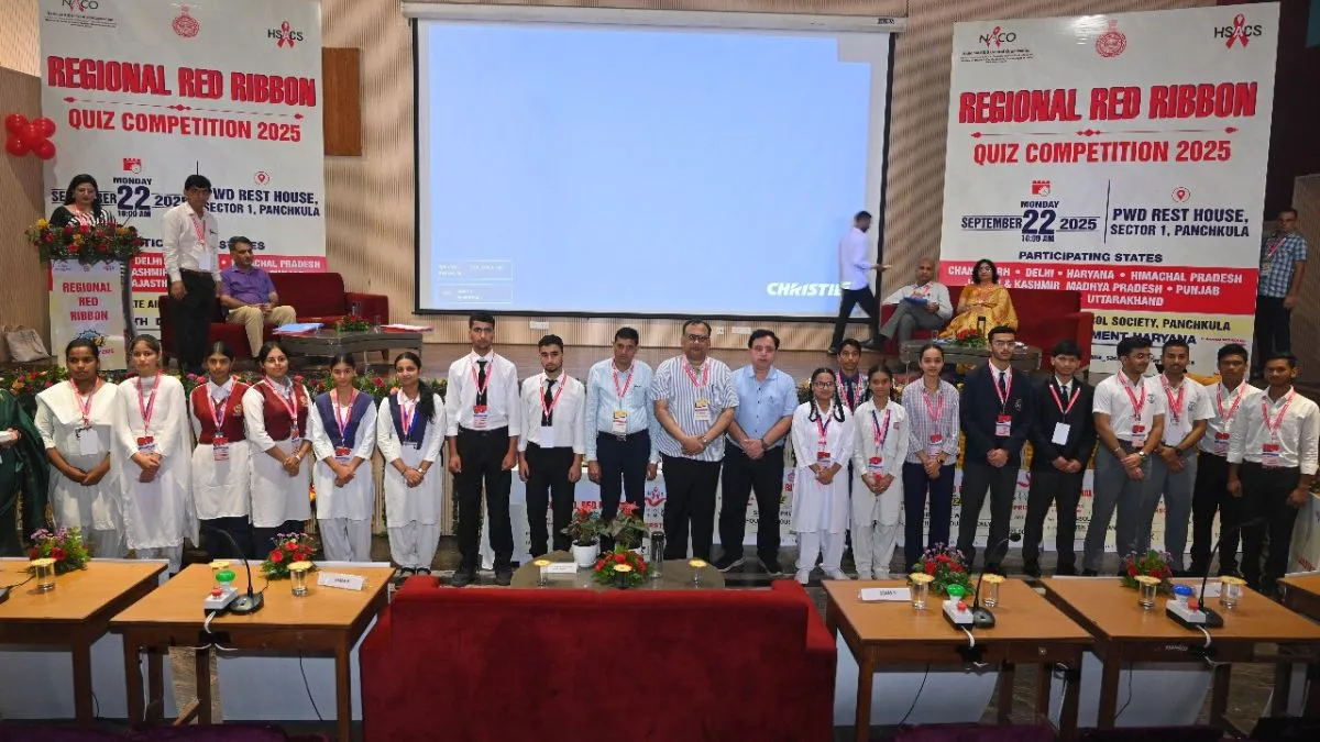uttarakhand-wins-regional-red-ribbon-quiz-competition-on-hivaids-awareness
