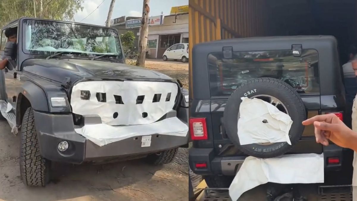 MahindraTharRWDSpied