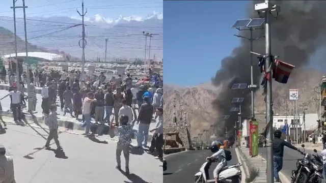 leh-students-protest-ladakh-statehood-demands-sonam-wangchuk-hunger-strike-sixth-schedule-ladakh-tribal-status-leh-hill-council-crpf-updates