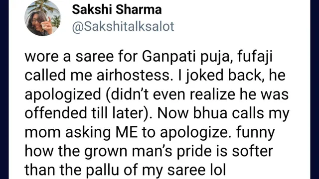 woh-fufa-hi-kya-jo-naraz-na-ho-delhi-woman-saree-sparks-airhostess-joke-from-fufuji-her-witty-reply-leads-to-family-drama