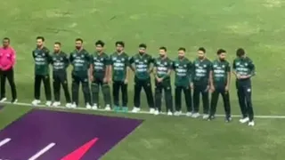 IND vs PAK: Shaheen Afridi, Haris Rauf Keep 'Sportsmanship' At Bay Yet Again, Break Protocol During India's National Anthem
