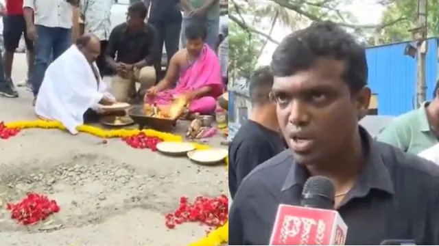 bengaluru-pothole-puja-residents-stage-protest-pray-for-road-safety-see-pics
