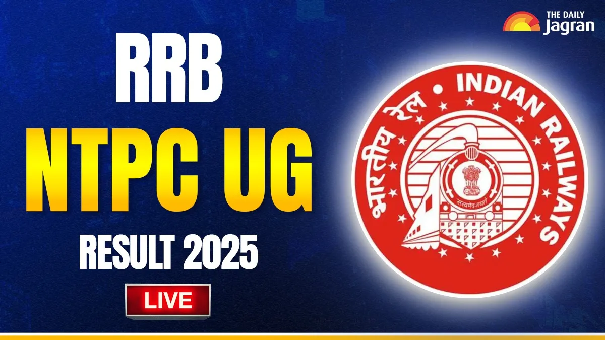 RRB NTPC UG 2025 Result Live Updates: Railway Recruitment Board To Be Released CBT 1 UG Result Soon At rrbcdg.gov.in
