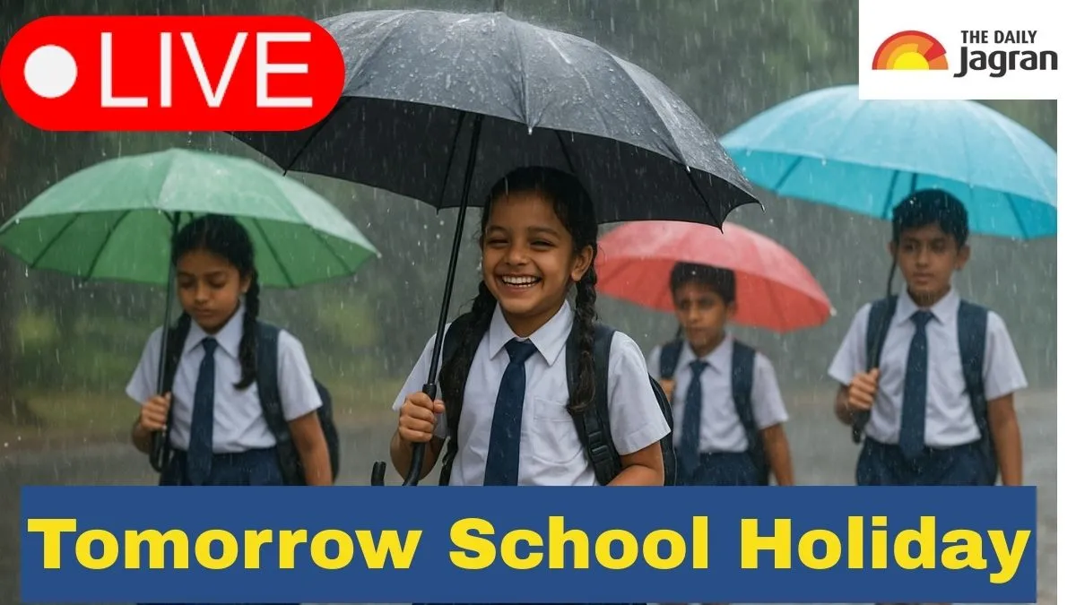 School Holiday Tomorrow Live (Monday): Check Latest Updates On States And City-Wise School & Colleges Closure Due To Rainfall
