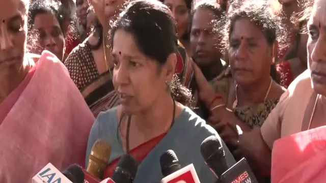 tamil-nadu-stampede-dmks-kanimozhi-meets-karur-stampede-victims-urges-people-to-wait-for-probe