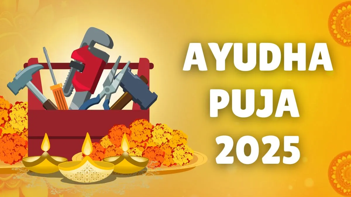 ayudha-puja-2025-date-time-muhuratam-significance-and-rituals-for-shastra-pooja