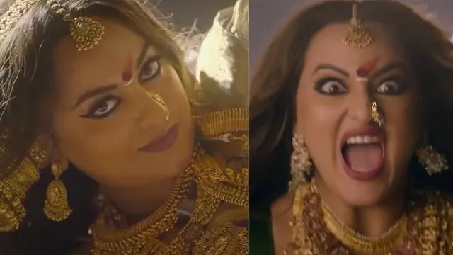 jatadhara-first-song-out-sonakshi-sinha-mesmerises-in-fierce-avatar-as-dhana-pisaachi-released-on-durga-puja