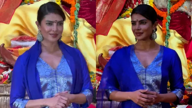 priyanka-chopra-exudes-elegance-in-desi-avatar-at-kajol-and-rani-mukerji-durga-puja-pandal