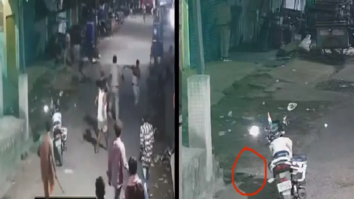 bengal-bjp-leader-arjun-singh-alleges-shots-fired-crude-bombs-hurled-near-durga-puja-pandal-outside-his-house-cops-refute-claim-video