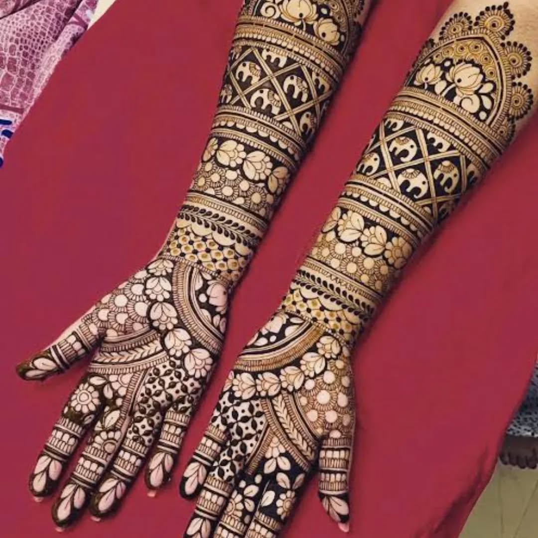 karwa chauth mehndi look