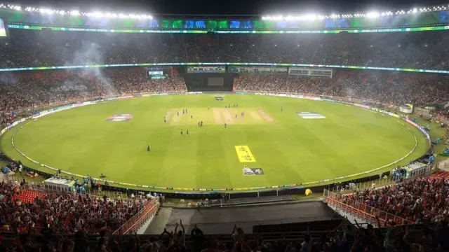 india-national-cricket-team-vs-west-indies-national-cricket-team-first-look-of-ahmedabad-pitch-for-ind-vs-wi-test-revealed-set-to-challenge-batters-due-to-green-deck