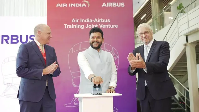union-minister-inaugurates-air-india-and-airbus-pilot-training-centre-in-gurugram