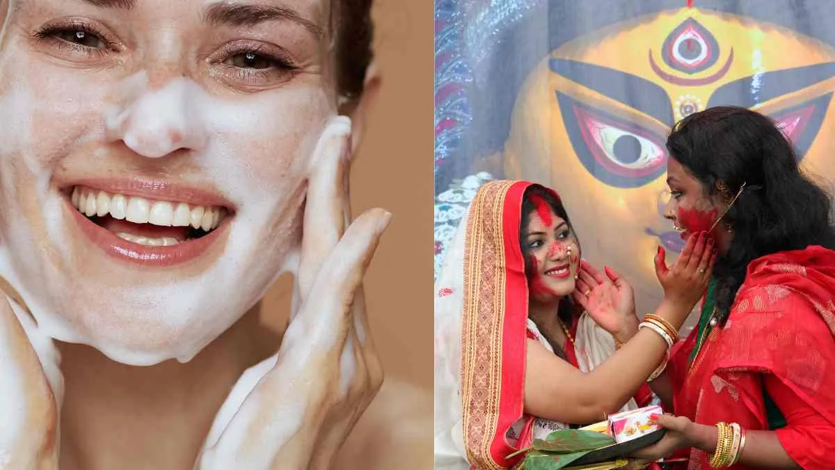 durga-puja-2025-5-skin-and-hair-care-tips-after-sindoor-khela-on-bijoya-dashami