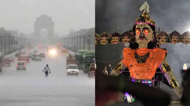 weather-alert-light-rain-on-dussehra-ravan-dahan-for-delhi-ncr-heavy-rain-ahead-for-uttarakhand-maharashtra-up-bihar-all-india-forecast