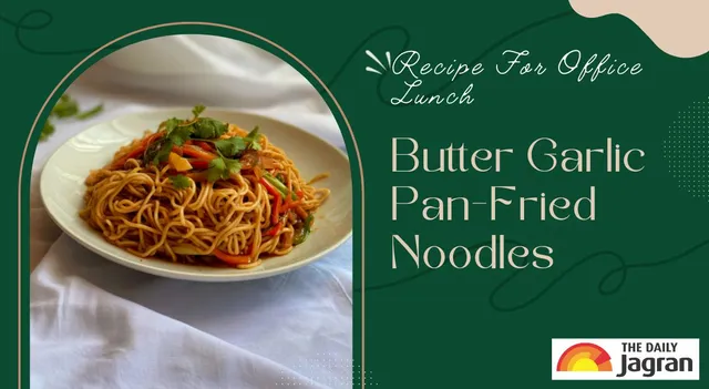 easy-butter-garlic-pan-fried-noodles-recipe-how-to-make-quick-and-easy-noodle-recipe-at-home-for-office-lunch-box