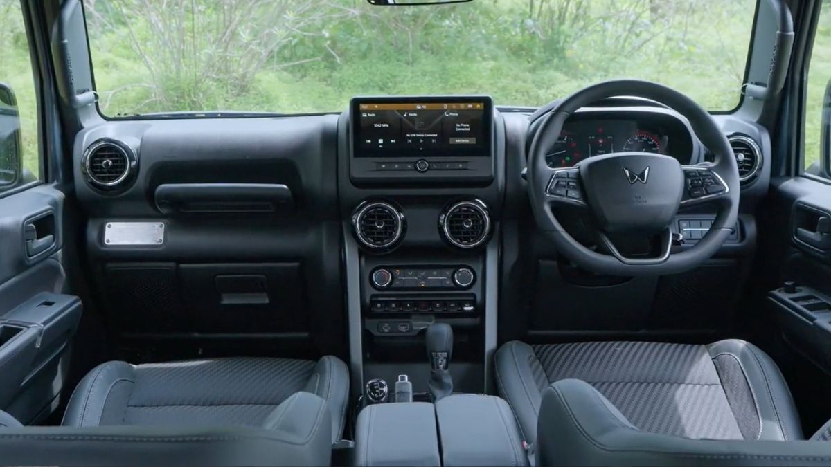 MahindraTharFaceliftInterior