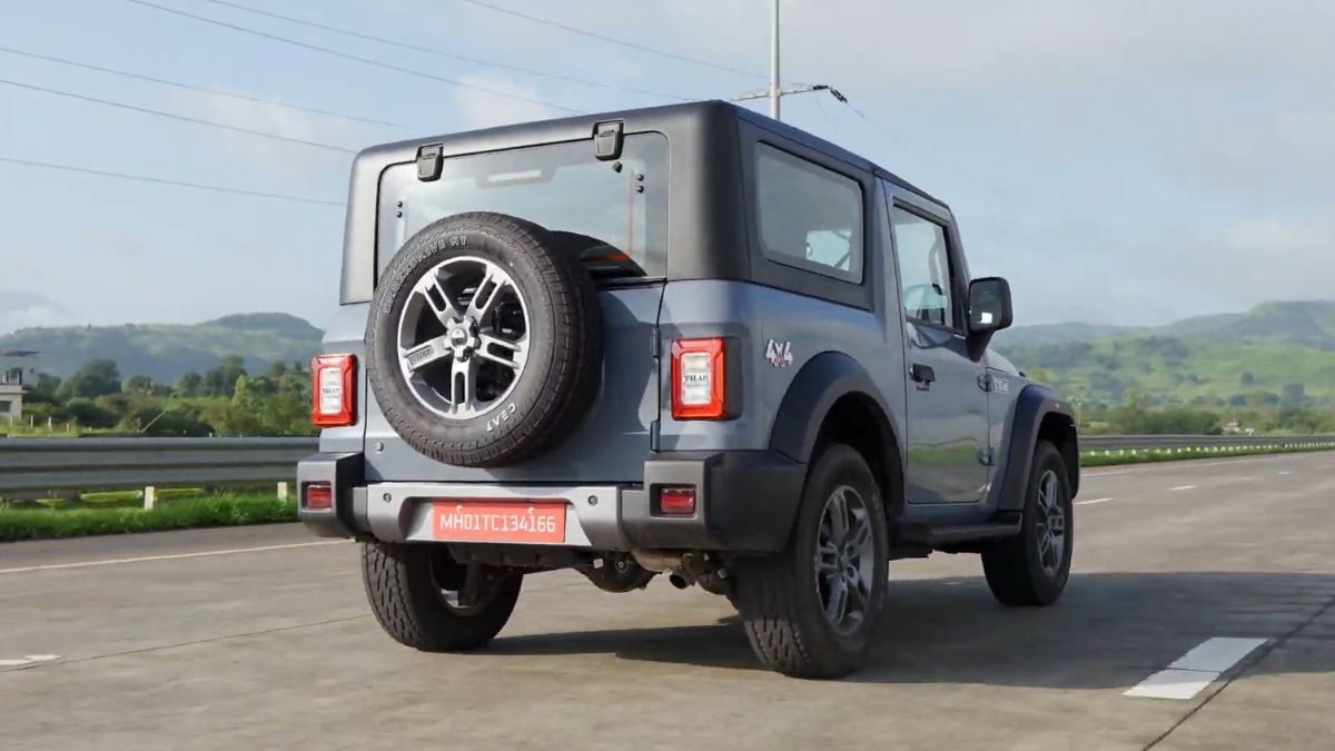 MahindraTharFaceliftRear