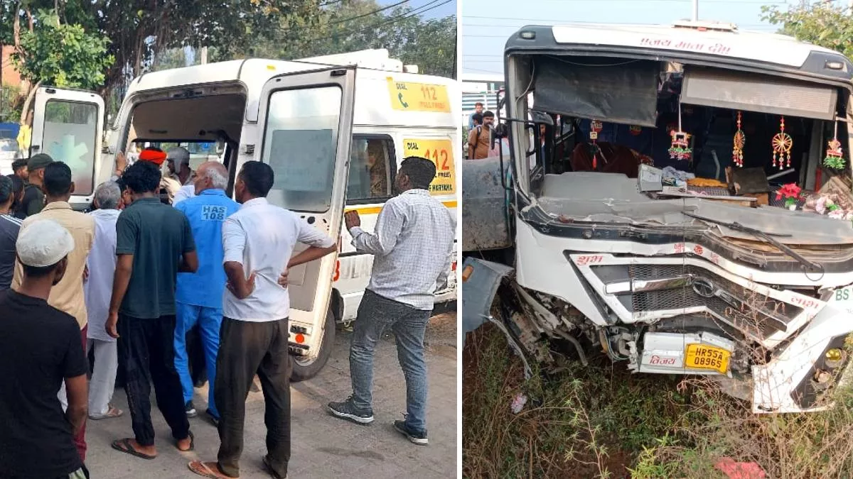 haryana-road-accident-more-than-40-people-injured-after-bus-and-truck-collide-headon-in-jhajjar