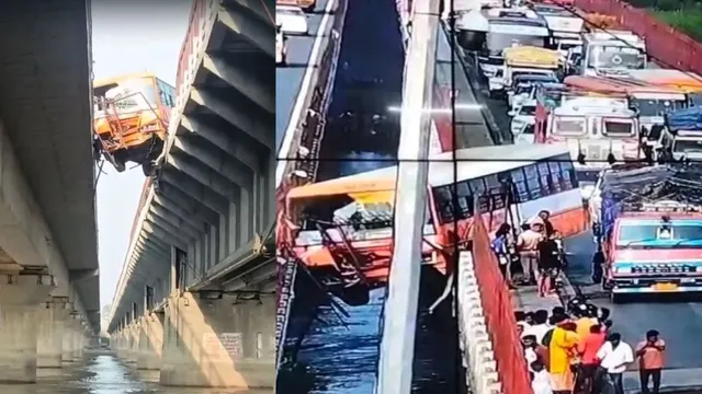 up-rampur-delhi-bus-nearly-plunges-into-ganga-river-after-losing-control-passenger-panic