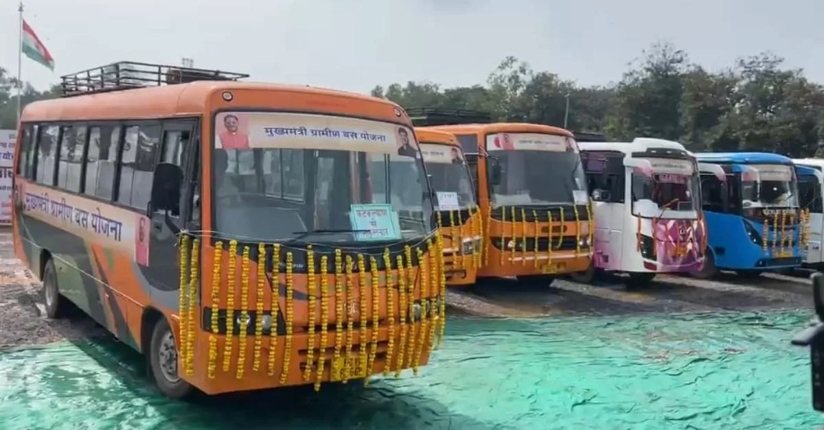 chhattisgarh-govt-launches-rural-bus-service-connecting-250-villages-34-buses-to-run-on-34-routes