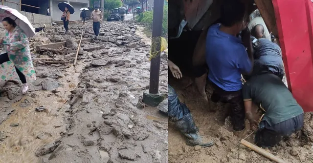 darjeeling-landslide-five-dead-roads-blocked-after-dudia-iron-bridge-collapses-imd-issues-alert-across-north-bengal