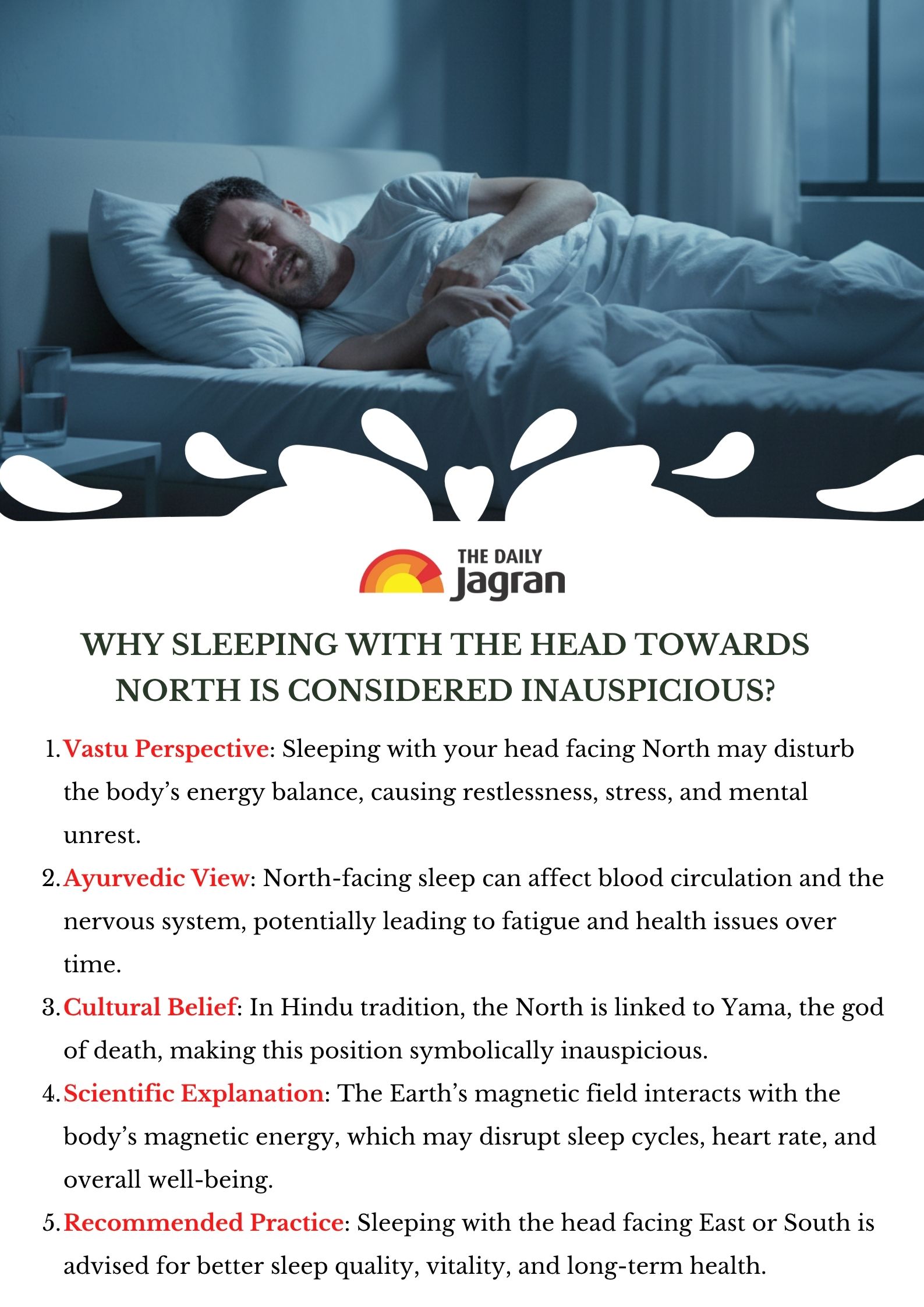 why-sleeping-with-head-in-north-bad