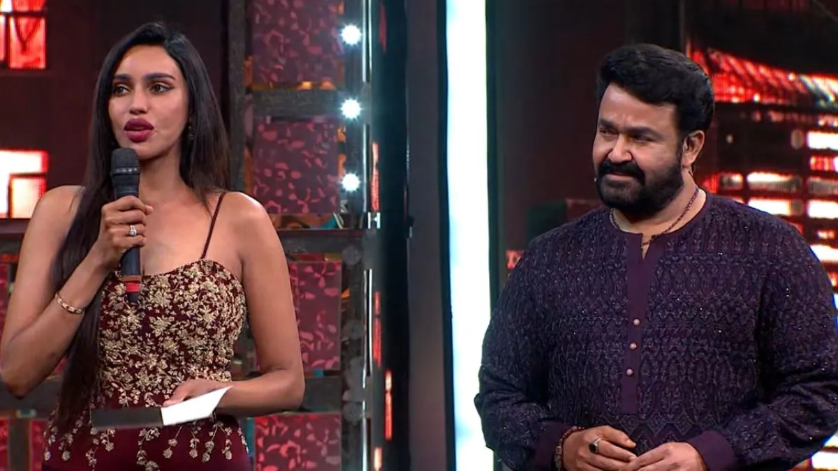 bigg-boss-malayalam-7-double-eviction-gizele-thakral-eliminated-after-oneal-sabu-exit-from-mohanlal-show