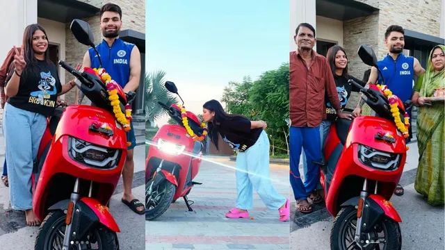 indian-batter-and-finisher-rinku-singh-gifts-sister-hero-vida-scooter-check-range-price-and-features