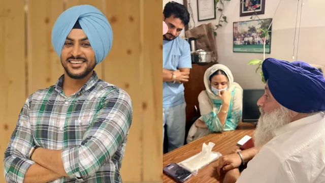 sukhbir-singh-badal-pays-visit-to-rajvir-jawanda-at-fortis-hospital-shares-punjabi-singer-health-update