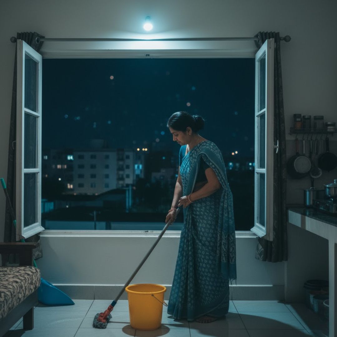 cleaning-and-sweeping-after-sunset