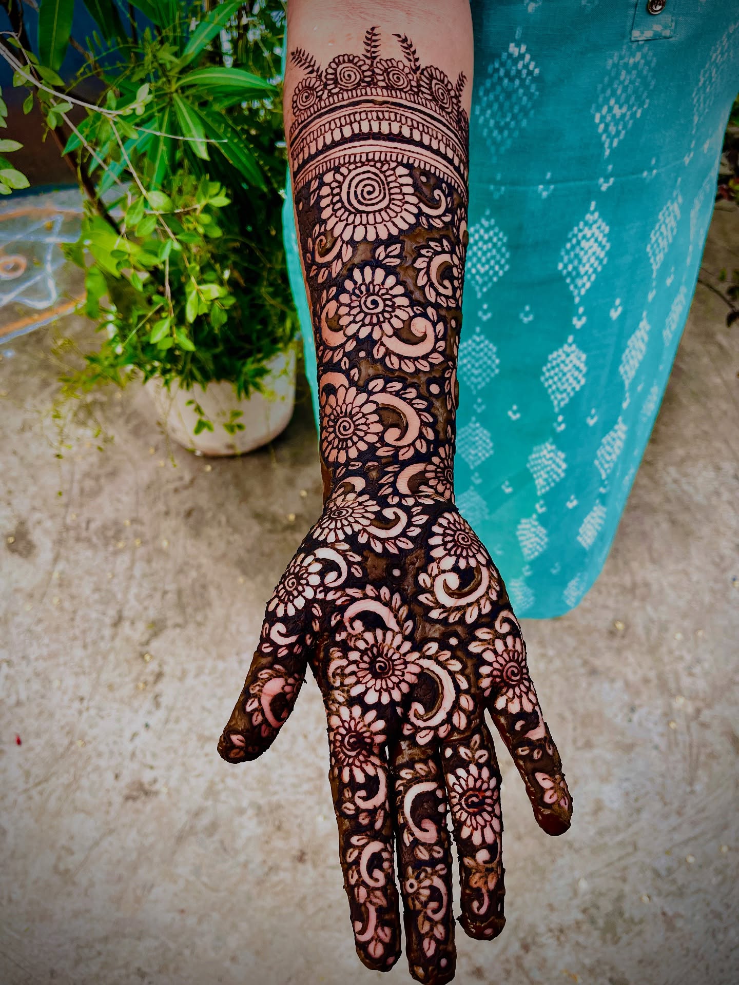 Floral Mehndi Design