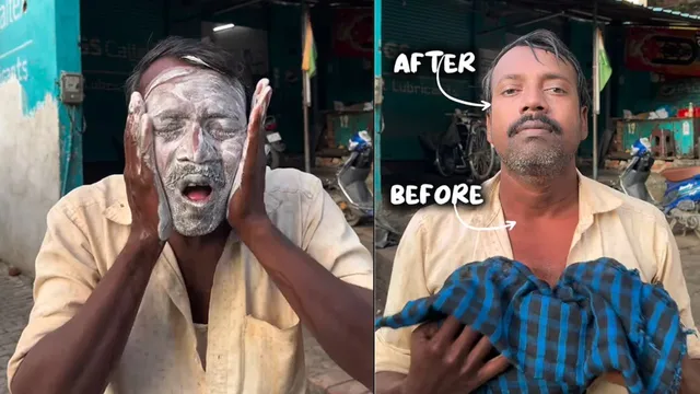 man-tries-korean-whitening-soap-for-instant-glow-in-viral-video-final-result-left-netizens-amused-scam-on-another-level