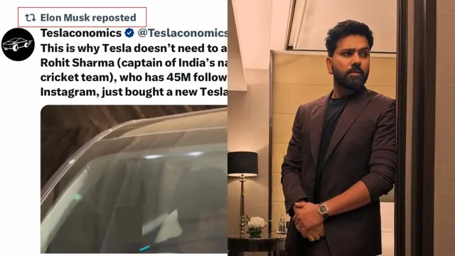 rohit-sharma-s-tesla-gets-reaction-from-ceo-elon-musk-companys-indian-origin-vp-puts-out-heartwarming-post