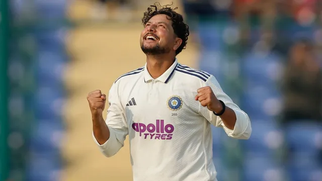 india-vs-west-indies-2nd-test-kuldeep-yadav-five-wicket-haul-equals-68-year-old-record-in-delhi-test
