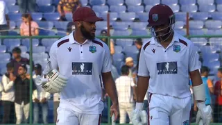 2nd Test: John Campbell, Shai Hope Fuel West Indies' Fight After India Enforce Follow-On, WI Reach 173/2 (Stumps)

