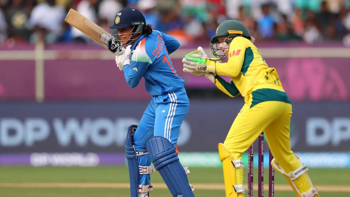IND-W vs AUS-W Live Cricket Score, Women's World Cup 2025: Mandhana Falls 20 Short Of Ton, Pratika Rawal Solid At Crease
