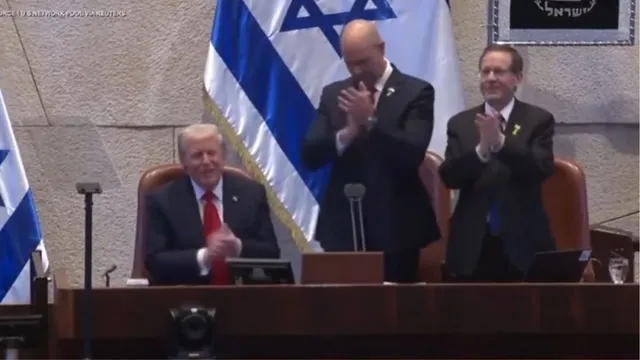 trump-welcome-and-standing-ovation-in-knesset-sparks-cheers-and-tears-in-israel-video-after-final-hostages-freed