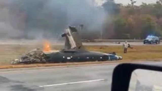 Dartmouth Plane Crash: Two Killed After Aircraft Erupts In Flames ...