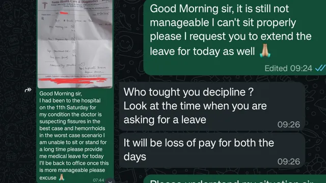 who-taught-you-descipline-bengaluru-employee-asks-for-sick-leave-gets-scolded-by-boss-in-poor-english