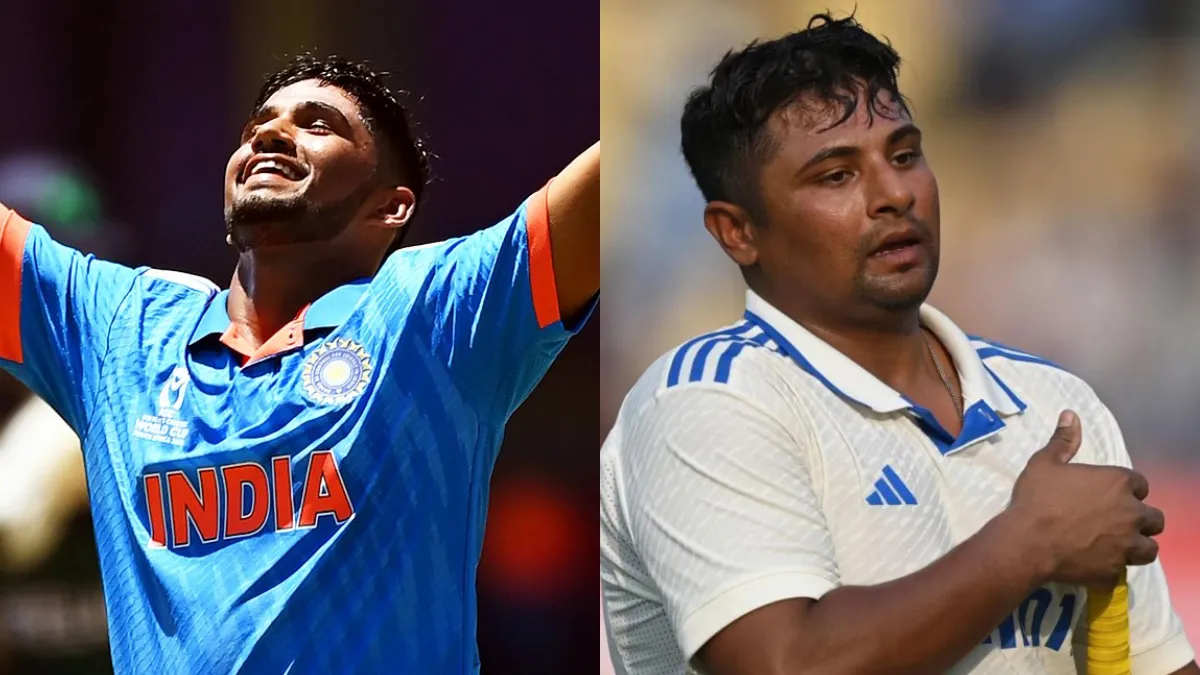 sarfaraz-khan-or-musheer-who-fell-for-nought-during-mumbai-vs-jammu-and-kashmir-match-bccis-goofup-confuses-fans