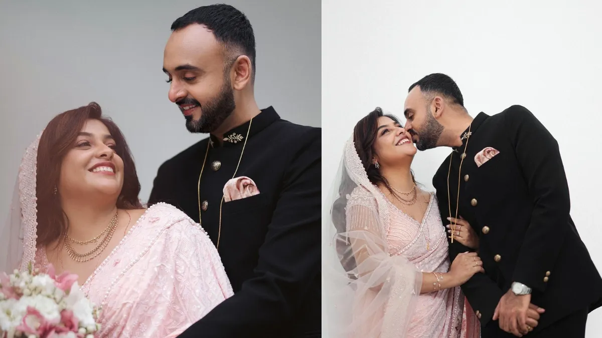 archana-kavi-marries-rick-varghese-in-intimate-church-ceremony-four-years-after-divorce-from-abish-mathew-photos