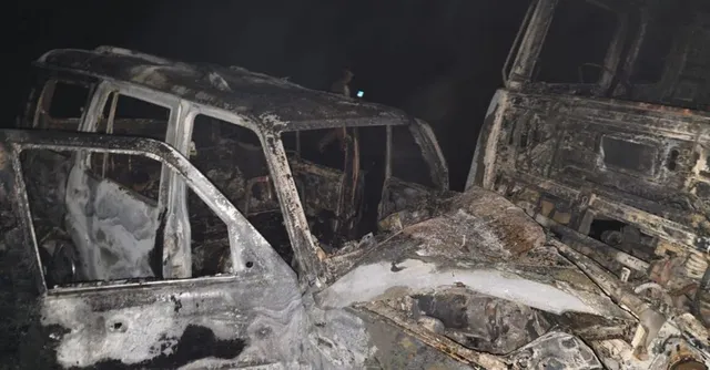 rajasthan-day-after-jodhpur-bus-tragedy-four-burned-alive-in-scorpio-trailer-collision-in-barmer