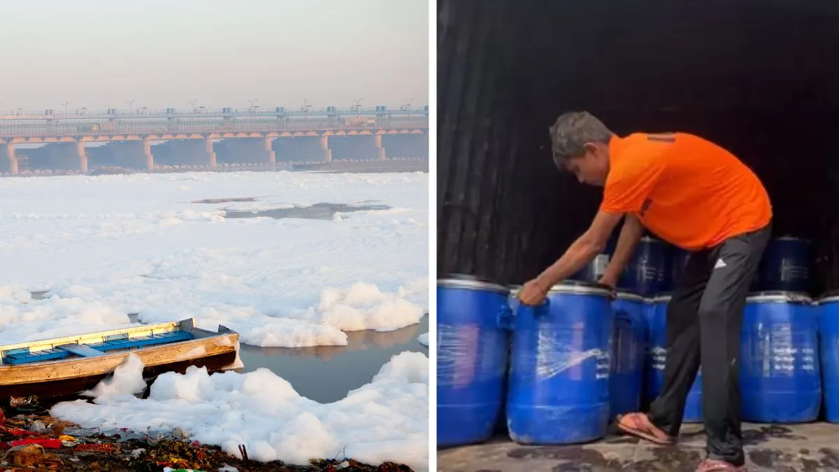 yamuna-cleanup-sparks-political-slugfest-in-delhi-aap-attacks-bjp-for-using-defoamers-it-once-criticised