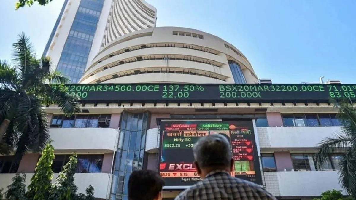 sensex-drops-rises-points-to-83206-in-diwali-trade-nifty-declines-76-points-diwali-stock-market-trump-tariff-russia-oil-bse-nse